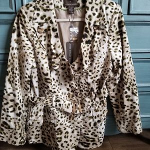 NWT FENN WRIGHT MANSON LEOPARD JACKET